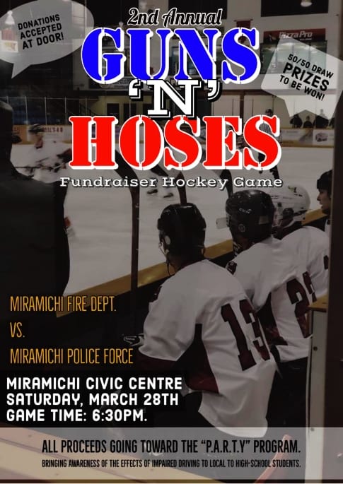 2nd Annual Guns ‘n’ Hoses Fundraising Hockey Game - Giver on the River