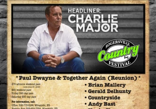 2019 Rogersville Country Music Festival Poster