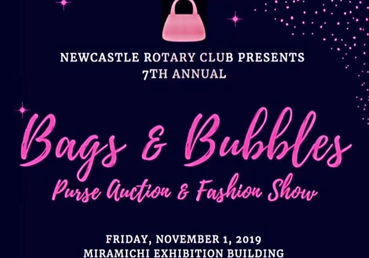 Bags and Bubbles Purse Auction and Fashion Show Logo