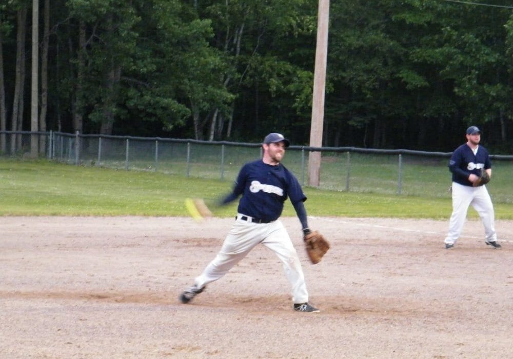 Ashley Cosgrove, who struck out a combine 11 batters in games against Bass River & the Miramichi Red Sox