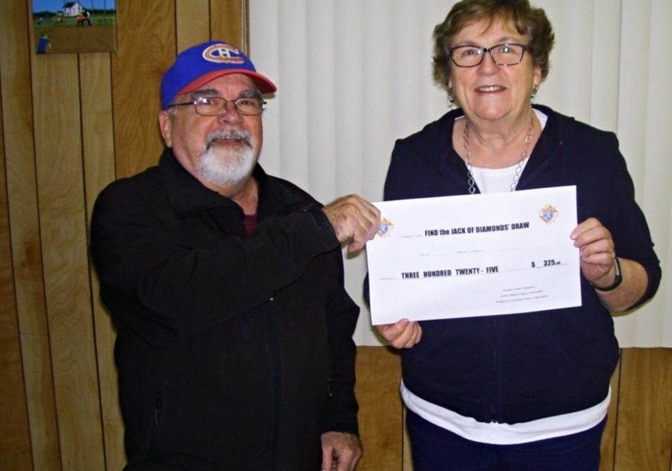 Find The Jack Of Diamonds Winner Sheila McDonnell Carroll