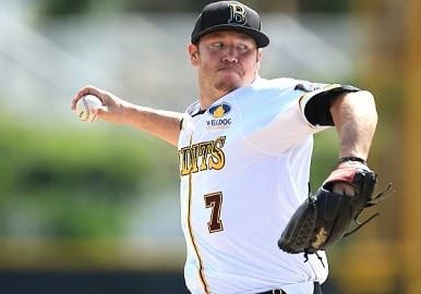 JASON JARVIS  (playing for BRISBANE BANDITS). Photo: Wendy Van Den Akker SMP Images/ABL Media