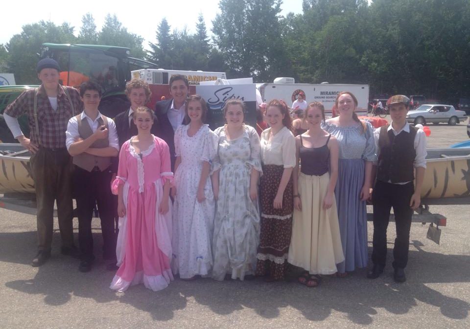 Beaubears Island characters participated in the 2014 Canada Day Parade.