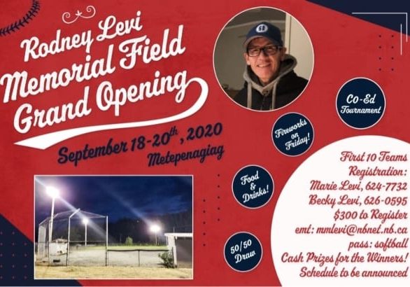 Rodney Levi Memorial Field Grand Opening