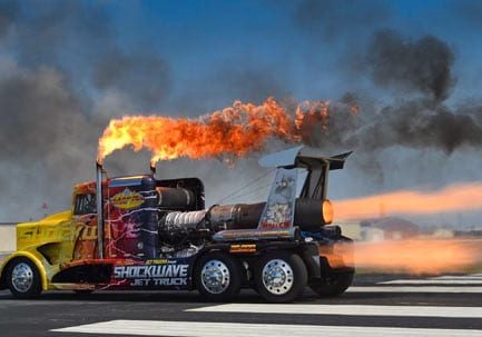 The original Shockwave Jet Truck is the world's only triple engine jet truck and it will be at the Atlantic Canada International Air Show in Miramichi this summer, August 24th & 25th!