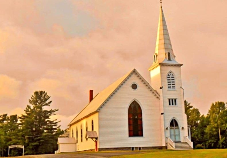 Saint Stephens United Church Black River Bridge New Brunswick