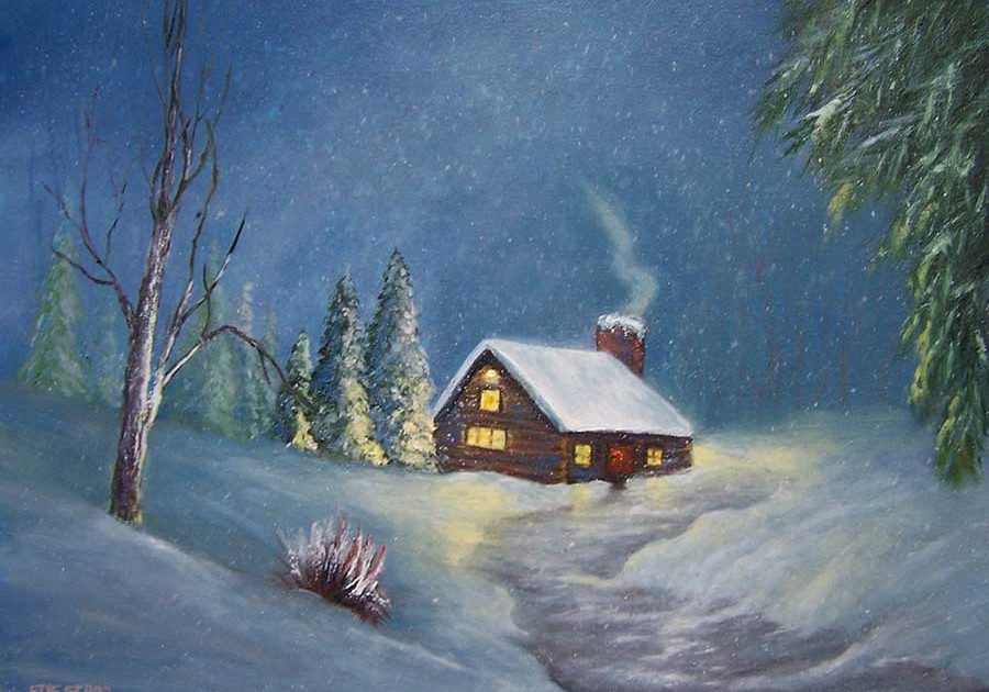 christmas-painting