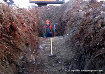 Trenching Continues To Test Strike Extent of New Saint-Quentin Gold Discovery