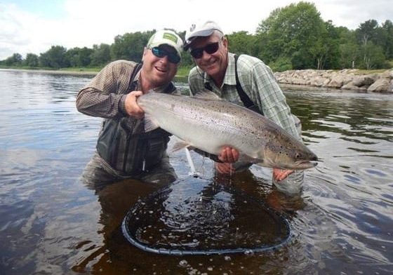 Ledges guest with beauty July salmon