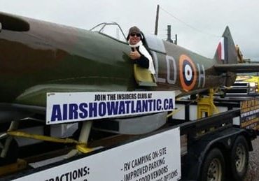 Air Show Spitfire in Miramichi