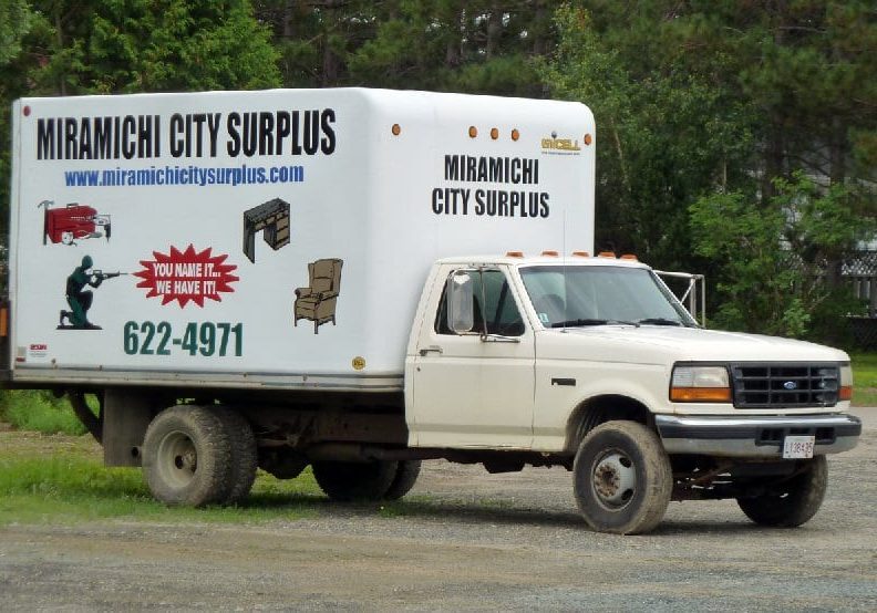 Miramichi City Surplus buys and sells new and used items.