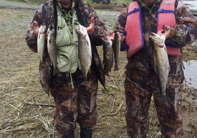 Raoul and Denise Cormier had a good day trout fishing below Quarryville Bridge on Tuesday May 27.